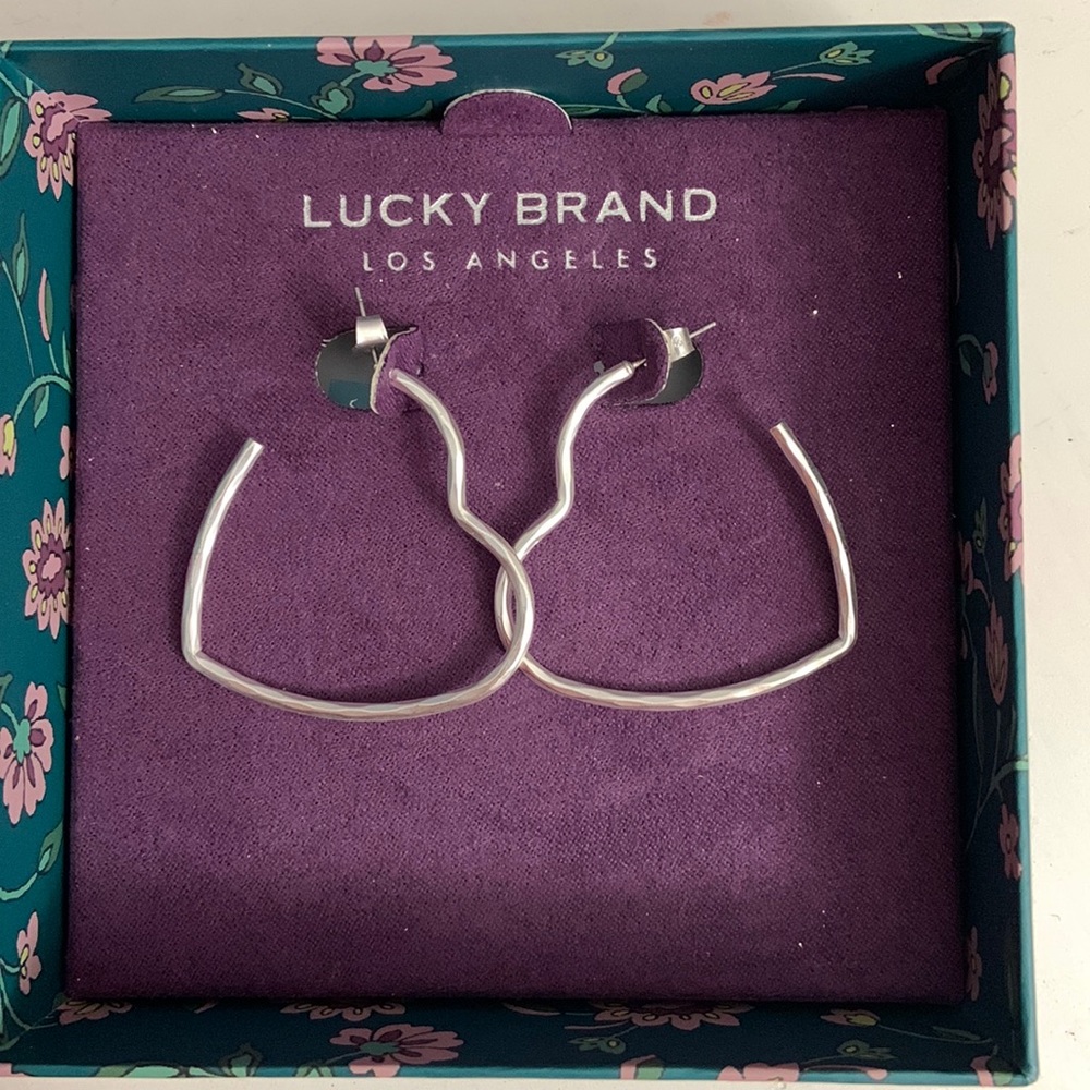 Lucky Brand sterling silver earrings